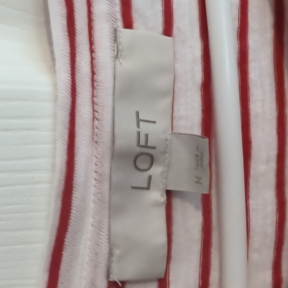 Striped Loft Tee with shoulder embellishments - Picture 2 of 5